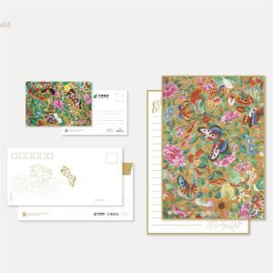 非遗广彩明信片套装（金） 商品图0