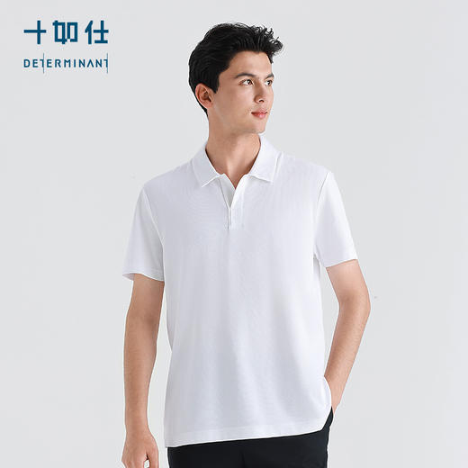 十如仕吸湿速干男士Polo衫翻领休闲舒适夏季透气简约运动衫-P12-03 商品图4