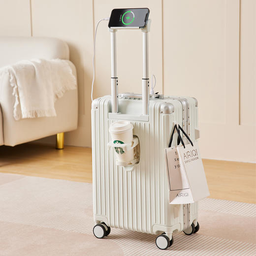 美国Rockland洛克兰追光者系列杯架铝框箱行李箱男女万向轮拉杆箱-CRX212C 商品图5