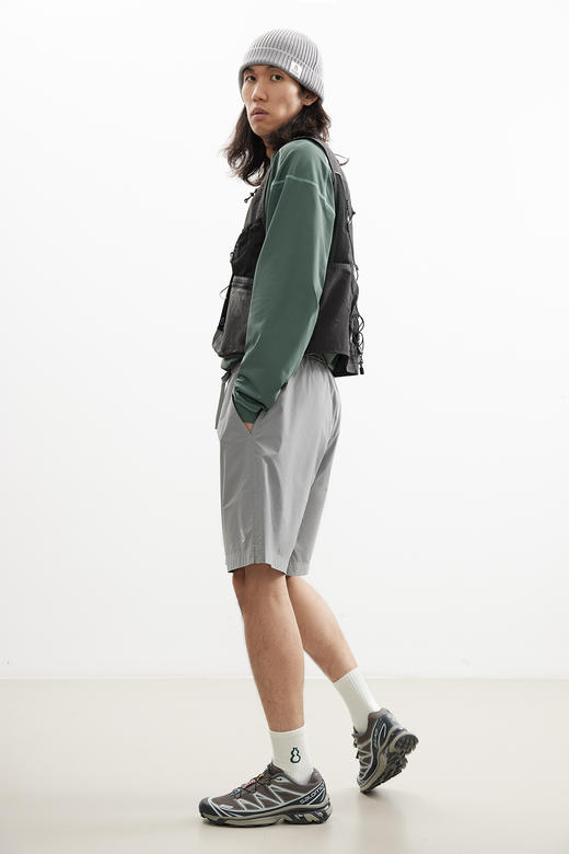 吃茶去chichaqu25明线速干吸湿排汗棉感防晒轻量长袖T恤运动户外 商品图2