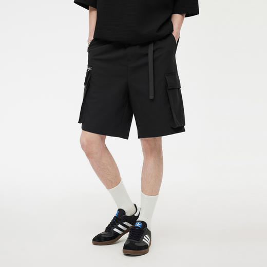 GXG男装  短裤五分裤宽松大口袋腰带印花点缀时尚  
 夏季热卖 商品图2