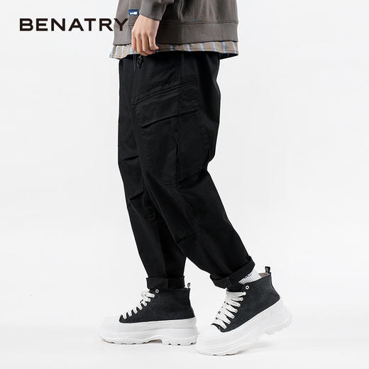 贝纳川时尚工装贴袋休闲裤长裤ECP132001 商品图3