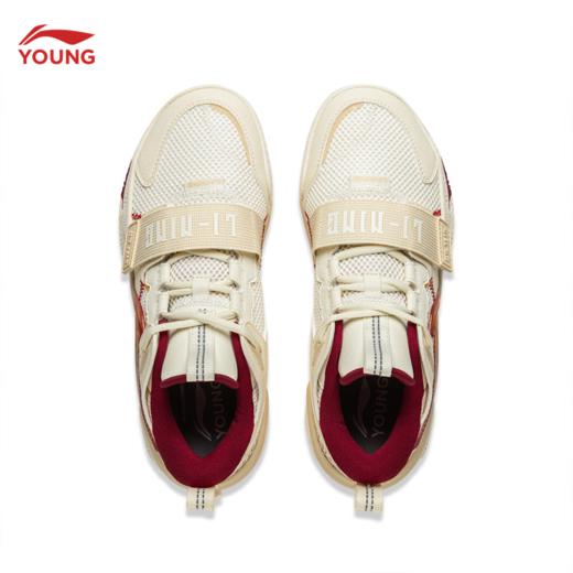 李宁童鞋儿童篮球鞋怒放 TEAM男大童反光回弹耐磨缓震运动鞋YKBV016 商品图4