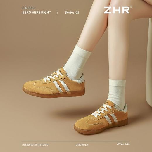 ZHR则则软底百搭阿甘鞋2025春季新款时尚休闲德训鞋平底校园女鞋 商品图5