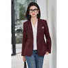 【一粒扣羊毛西装】2026春季时尚通勤干练安哥拉红西服外套5097 商品缩略图0