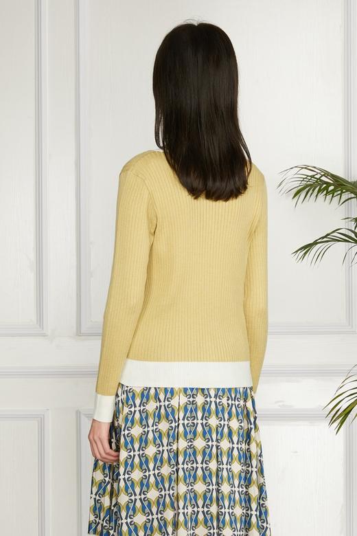 Le Malene 精致纽扣装饰V领开衫外套 11532 商品图2