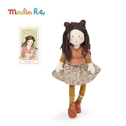 Moulin roty 弗萊娅 法式玩偶 适合年龄1岁+ 花朵女孩系列 法国品牌 710526 商品图5