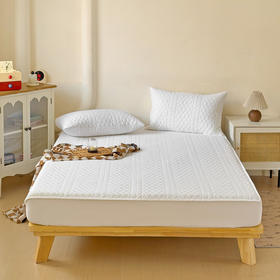 【四季可用】全棉三层夹棉床笠  床垫保护套可机洗水洗