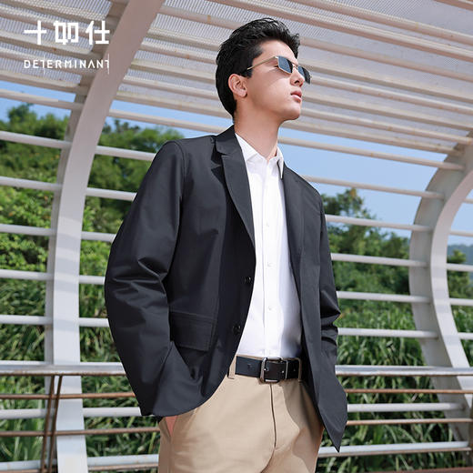 【谢霆锋同款】十如仕凉感轻型弹力西服休闲男外套-BZ01 商品图3