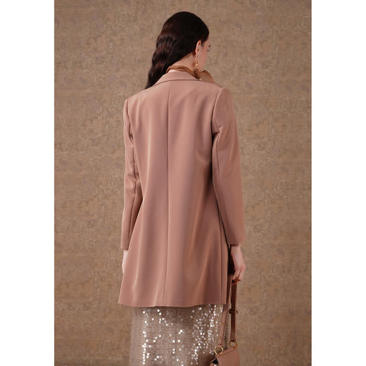 乔万尼通勤风中长款西装外套ET3A708 商品图4