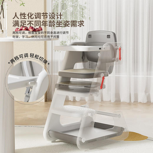 【多功能成长椅，用到12岁不闲置！】成长椅宝宝餐椅 儿童学习椅 家用吃饭餐桌椅 婴儿学坐椅 多功能餐椅-QQ 商品图1