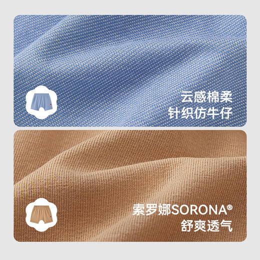 英氏儿童裤子夏季男女童休闲百搭短裤透气宽松屁屁裤纯棉2025新款 商品图1