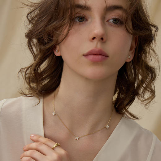 严选 | ARSIS 印记系列 星悦蝴蝶锁骨链 925银 商品图4