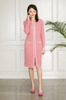 Le Malene 时尚香奈儿风连衣裙外套 11537