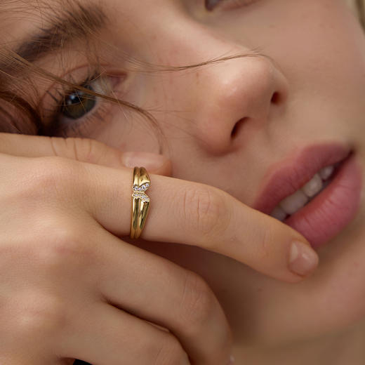 ARSIS银饰｜幸运符号系列 星悦蝴蝶戒指 商品图5