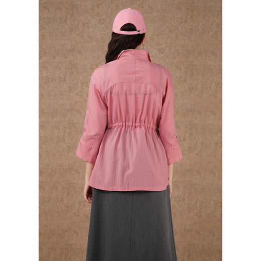 乔万尼时尚薄款休闲运动风外套短款收腰ET3B651 商品图4