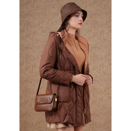 乔万尼羽绒服女冬季新款撞色设计ET4T988 商品图4