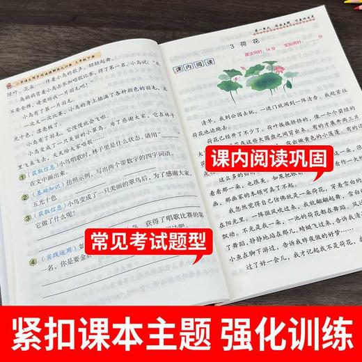小学语文同步阅读理解强化训练.三年级下册 商品图3
