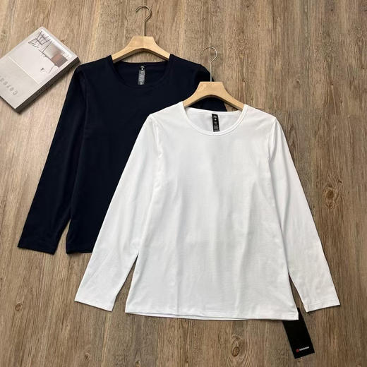 原单正品露露Fundamental 男士速干长袖T恤！打底衫。
超值一盒2件装！白➕藏青
尺码: M-XXL 商品图5