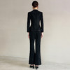 IWY/高级感西装套装女阔腿裤丝绒职业套装时尚干练显瘦总裁正装WCP072 商品缩略图4