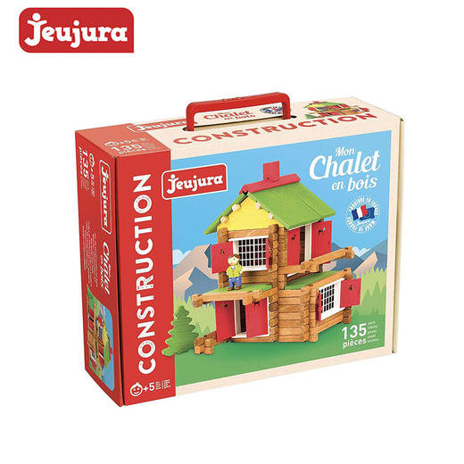 Vilac 经典款建构积木 135粒 积木 适合年龄5岁+ 榫卯结构 法国玩具 J8003 商品图0