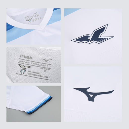 小李子Mizuno美津浓拉齐奥125周年纪念球衣成人男女P2GABX7501 商品图3