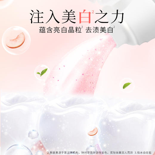 LION狮王 齿力佳花语白清新牙膏 4支囤货装（纯美樱花*2+白桃乌龙茶*2） 商品图5