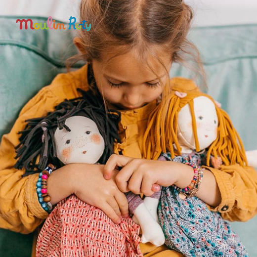 Moulin roty 弗萊娅 法式玩偶 适合年龄1岁+ 花朵女孩系列 法国品牌 710526 商品图10
