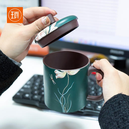 璞实大器合美原矿紫砂杯国省双大师吴小楣作品 商品图1