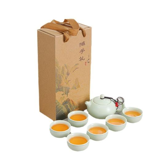 德化功夫茶具套装礼盒套装家用送礼整套便携式泡茶壶商务活动礼品 商品图4