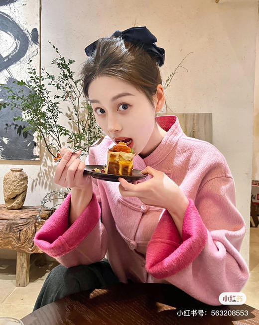 Selfwho新中式25春款双面呢短款外套021105 商品图1