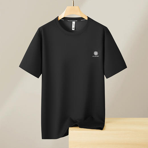 【新款DX】大依优型大码男士圆领短袖T恤高克重T恤加大码百搭款上衣男士 商品图1