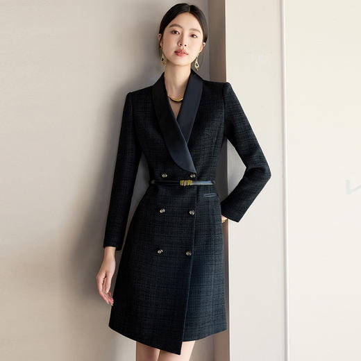 IWY/时尚不规则西装连衣裙女气质显瘦正式场合商务职业工作服24Q661 商品图2