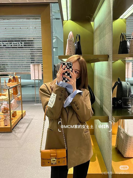 𝐌𝐂𝐌新款撞色mini达芙妮 链条斜挎包 商品图2