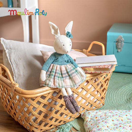 Moulin Roty 粉色老鼠玩偶 法式玩偶 适合年龄0岁+ 小小舞蹈学院系列 667028 商品图5
