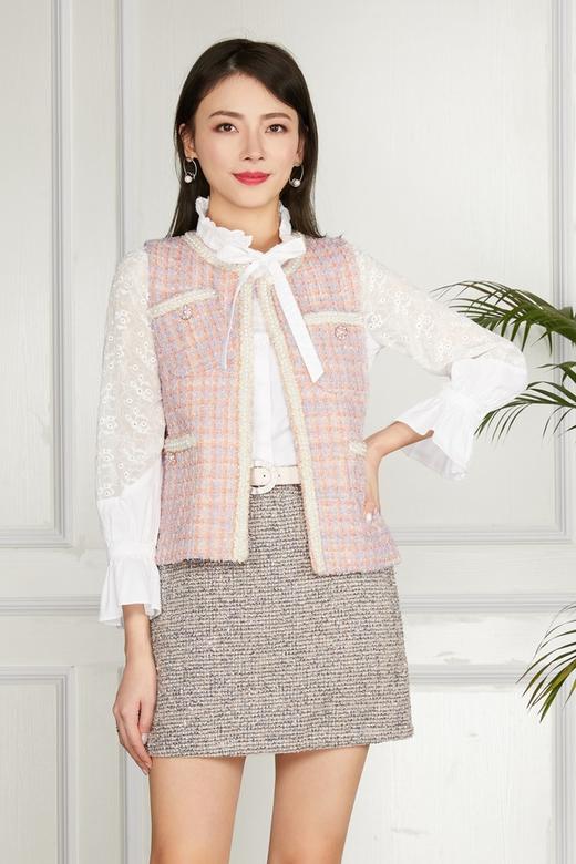 amadella 香奈儿风粉色马甲外套 11531 商品图0
