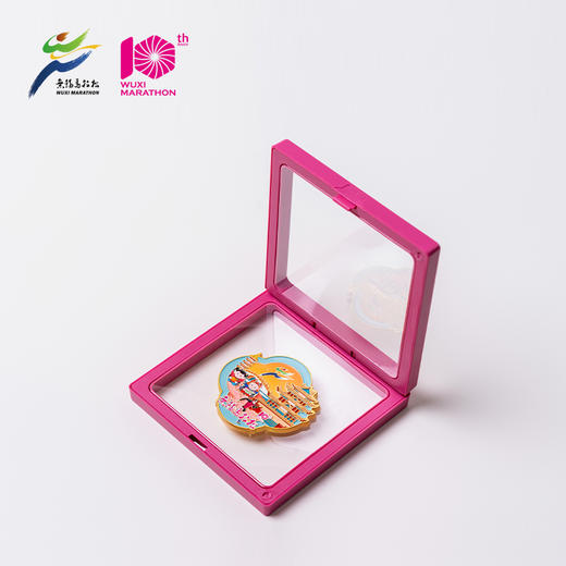 汇跑无锡马拉松十周年纪念款主题冰箱贴 商品图5