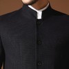【中华立领】柒牌中式立领西服男2024秋冬新款黑色格纹单西装外套127C70560 商品缩略图2