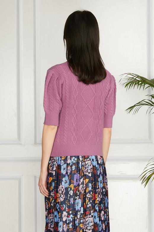 Le Malene 优雅减龄针织短袖上衣 11536 商品图2