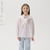 马克珍妮女童时尚纯棉条纹衬衫2025年春装新款250178 商品缩略图0
