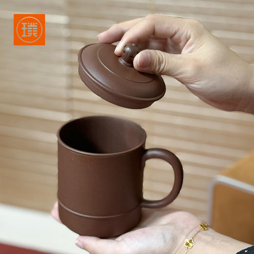 璞实大器名炉原矿紫砂杯国省双大师吴小楣作品 商品图4