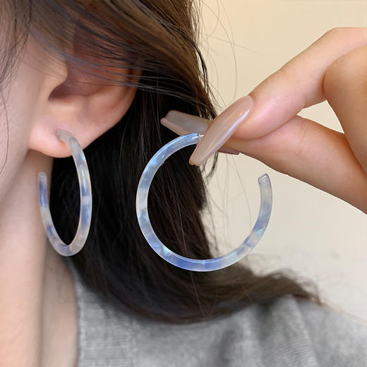 【YW】无忧购欧美夸张个性大圆圈耳环(截单后7天发货) 商品图8