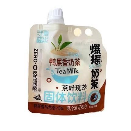 青出于蓝 鸭屎香爆摇奶茶 阿萨姆 白桃 乌龙味固体饮料3种口味选择 冷泡热泡冲饮方便携带265g（53*5袋）/盒 商品图4
