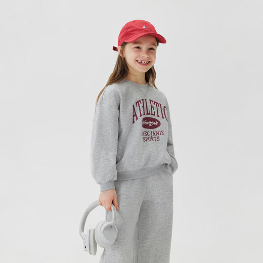 马克珍妮女童美式休闲运动套装儿童卫衣套装2025年春装新款250160 商品图2