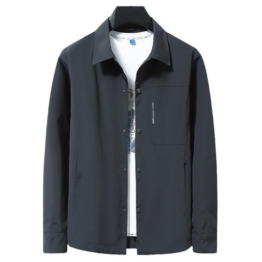 【DWN】大依优型大码翻领夹克工装衬衫时尚休闲外套宽松春装上衣男士加肥加大潮流 商品图4