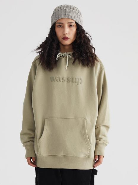 WassupHouse发泡logo连帽卫衣 商品图0