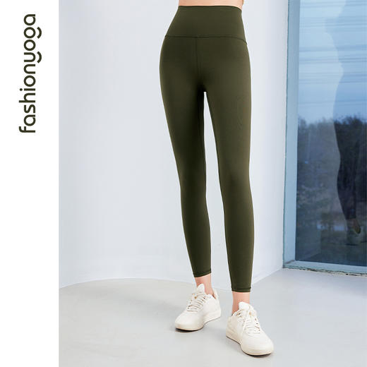 FC10967（九分款）凡圣瑜伽基础裸感蜜桃臀九分裤 商品图1