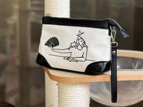 极简少女系列便携收纳手拿手挽小包