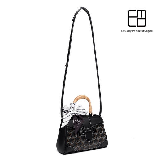 【柔和色系 融入木质手柄 优雅又高级】EMO Elegant Modest Original狗牙木柄西贡包 商品图4