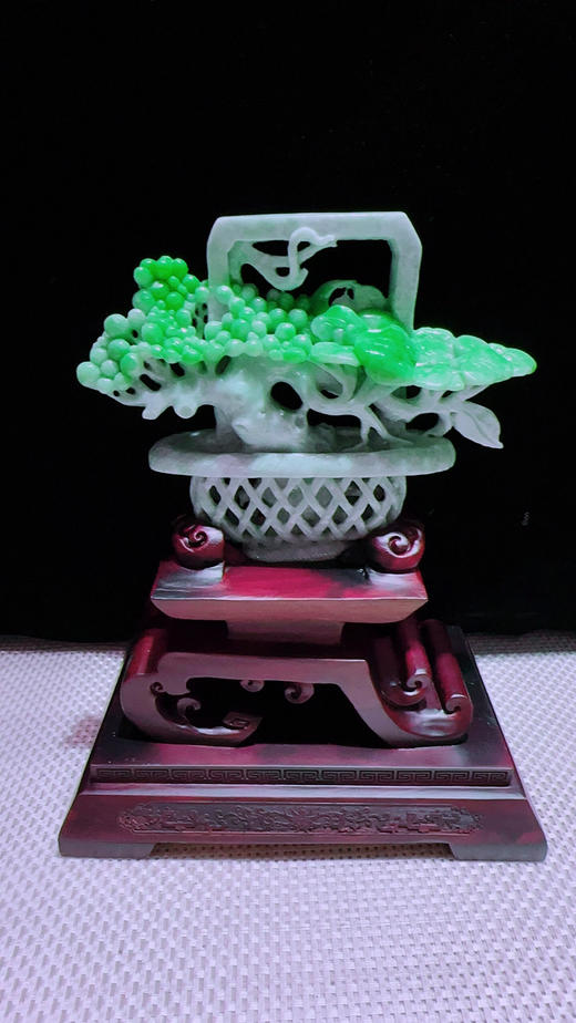 620847翡翠摆件【一览富贵】 商品图4